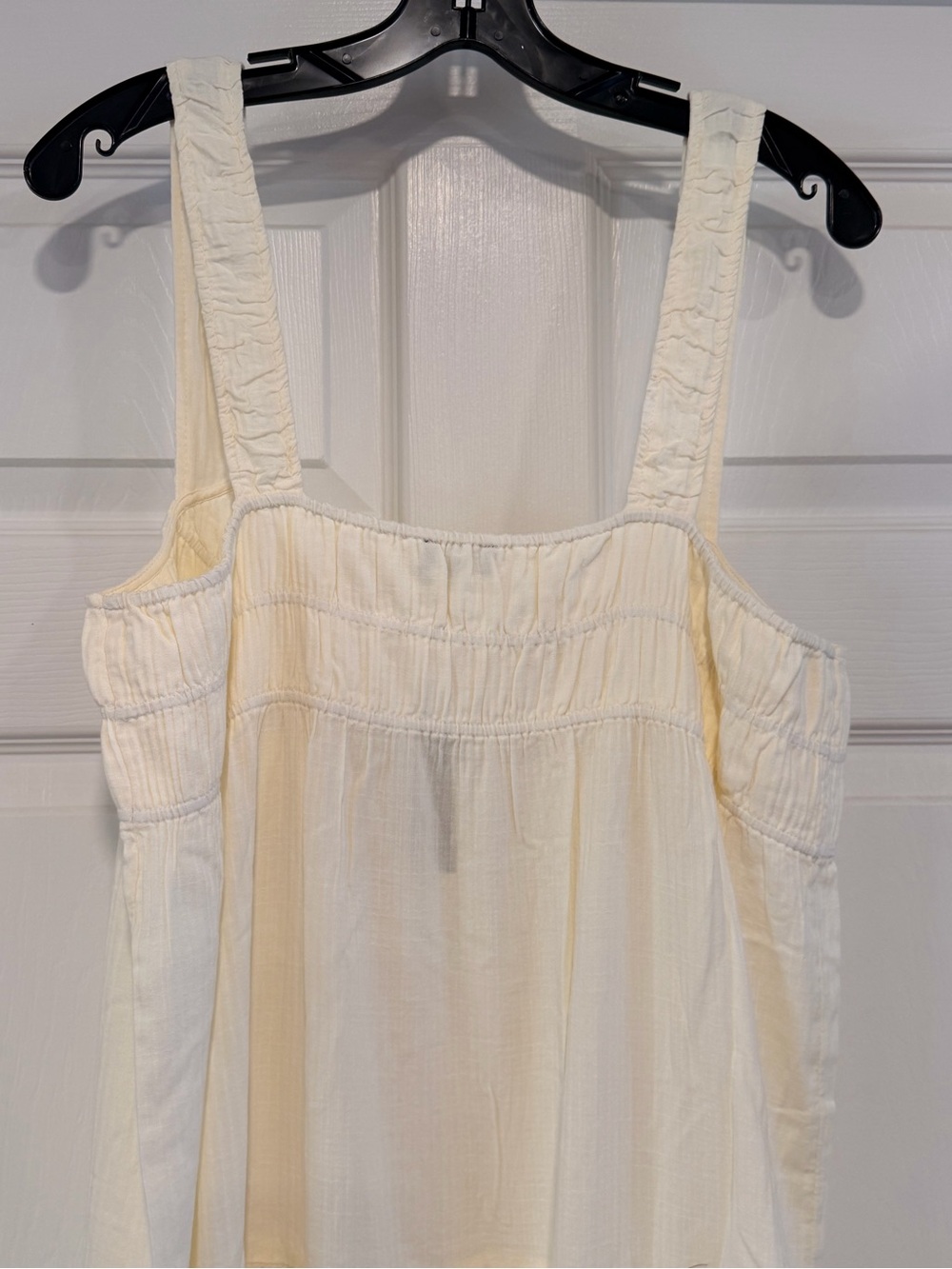 J. Crew Cream Airy gauze tiered maxi dress Cover Up Size L #314 - Picture 7 of 17